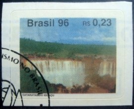 Selo postal regular emitido no Brasil em 1996 723 MCC