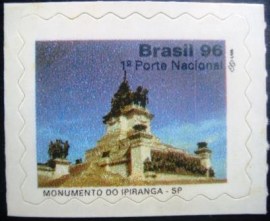 Selo postal regular emitido no Brasil em 1997 724 M