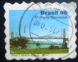 Selo postal regular emitido no Brasil em 1997 725 U