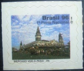 Selo postal regular emitido no Brasil em 1997 726 M