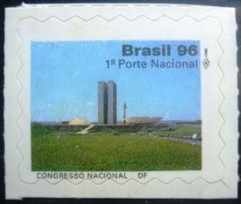 Selo postal regular emitido no Brasil em 1997 728 M