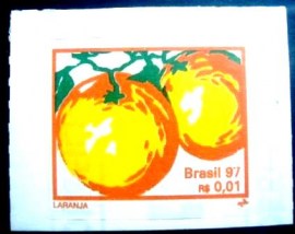 Selo postal regular emitido no Brasil em 1997 735 M