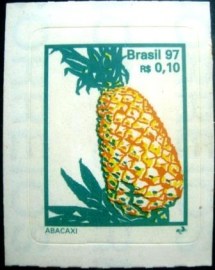 Selo postal regular emitido no Brasil em 1997 738 M