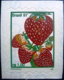 Selo postal regular emitido no Brasil em 1997 743 M