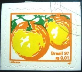 Selo postal regular emitido no Brasil em 1998 - 749 U