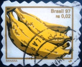 Selo postal regular emitido no Brasil em 1998 - 750 U