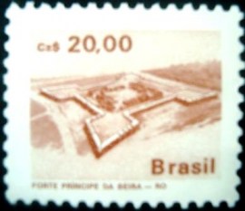 Selo postal Regular emitido no Brasil em 1987 - 651 M