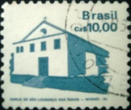 Selo postal Regular emitido no Brasil em 1987 - 650 U