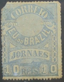 Selo postal para Jornal do Brasil de 1890