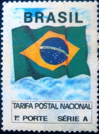 Selo postal regular emitido no Brasil em 1991  689 N