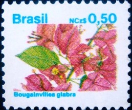Selo postal Regular emitido no Brasil em 1989 - 671 M