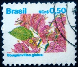 Selo postal Regular emitido no Brasil em 1989 - 0671 U