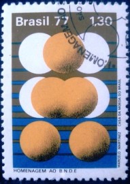 Selo postal Comemorativo emitido no Brasil em 1977 - C 0990 MCC