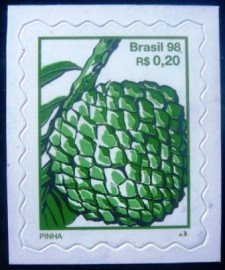 Selo postal regular emitido no Brasil em 1998  754 M
