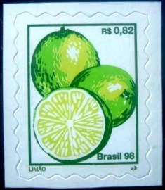 Selo postal regular emitido no Brasil em 1998  757 M