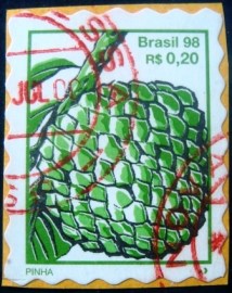 Selo postal Regular emitido no Brasil em 2000 - 782 U
