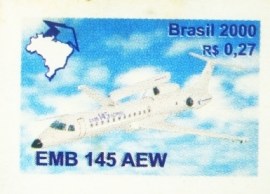 Selo postal Regular emitido no Brasil em 2000 - 793 M