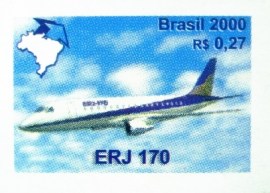 Selo postal Regular emitido no Brasil em 2000 - 795 N