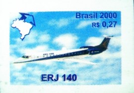 Selo postal Regular emitido no Brasil em 2000 - 797 N