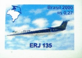 Selo postal Regular emitido no Brasil em 2000 - 799 N