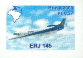 Selo postal Regular emitido no Brasil em 2000 - 800 N