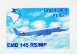 Selo postal Regular emitido no Brasil em 2000 - 801 N