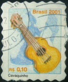 Selo postal Regular emitido no Brasil em 2001 - 806 U