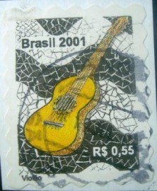 Selo postal Regular emitido no Brasil em 2001 - 809 U