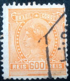 Selo postal do Brasil de 1918 Instrucção 600