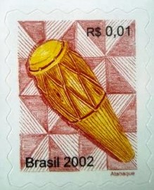 Selo postal Regular emitido no Brasil em 2002 - 815 N