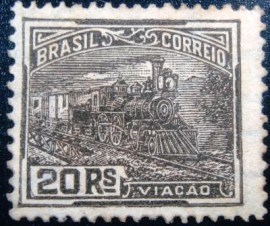 Selo postal Regular emitido no Brasil em 1924 - 217 N