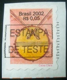 Selo postal Regular emitido no Brasil em 2002 - 816 N ET