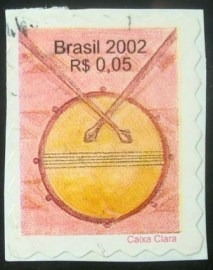 Selo postal Regular emitido no Brasil em 2002 - 816 U