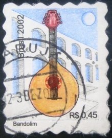 Selo postal Regular emitido no Brasil em 2002 - 817 U