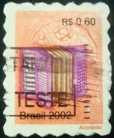 Selo postal Regular emitido no Brasil em 2002 - 818 N ET
