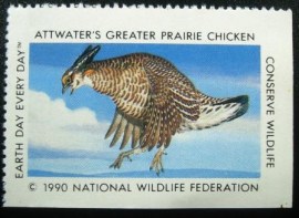 Selo National Wildlife de 1990 Attwater's Greater Prairie Chicken