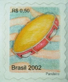 Selo postal Regular emitido no Brasil em 2002 - 824 M