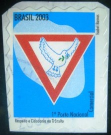 Selo postal Regular emitido no Brasil em 2003 - 826 U