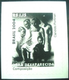 Selo postal do Brasil de 2004 Composição
