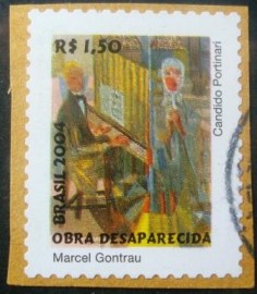 Selo postal Regular emitido no Brasil em 2004 - 833 U