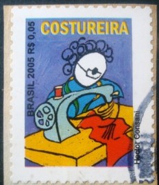 Selo postal Regular emitido no Brasil em 2006 - 839 U