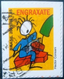 Selo postal Regular emitido no Brasil em 2006 - 841 U
