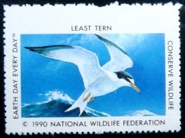 Selo National Wildlife Federation de 1990 Least Tern