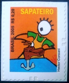 Selo postal Regular emitido no Brasil em 2011 - 858 M BR