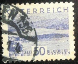 Selo postal da Áustria de 1932 Hohenems small format