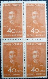 Quadra de selos comemorativos de 1943 - C 188 N