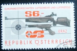 Selo postal da Áustria de 1979 Austrian Shooting Club