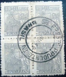 Quadra de selos regulares de 1947 - 470 U