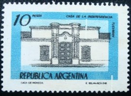 Selo postal da Argentina de 1978 House of Independence