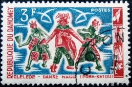 Selo postal de Daomé de 1964 Nago